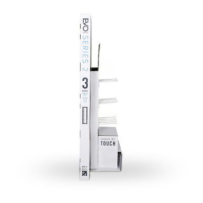 Advertising Pop Pvc Foam Cardboard Product Stand Unit Box Carton Small Counter Table Top Display Stand