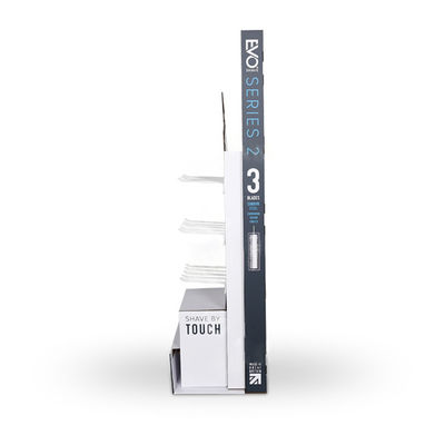 Advertising Pop Pvc Foam Cardboard Product Stand Unit Box Carton Small Counter Table Top Display Stand