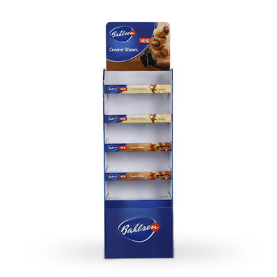 Floor Retail Store Product Display Stands Cardboard Corrugated Visual Merchandising Displays