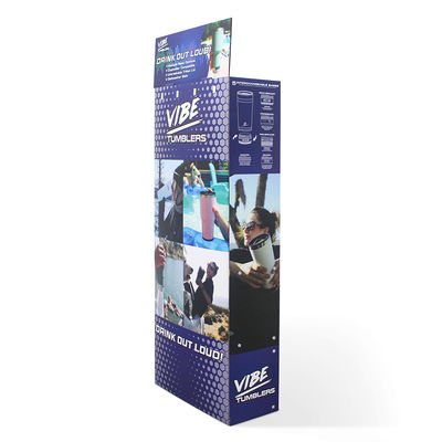 Custom Design Cardboard Display Racks Advertising Promotion Paper Floor Standing Display Stand Shelf