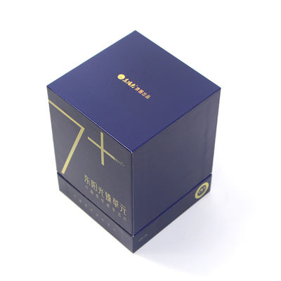 Customized CMYK or Panton Printed Jewelry Box with EVA Tray and Embossing UV Coating