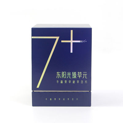 Customized CMYK or Panton Printed Jewelry Box with EVA Tray and Embossing UV Coating