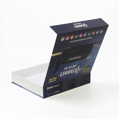 Digital Satellite Receiver Magnetic Folding Gift Box Corrugated Board for Christmas