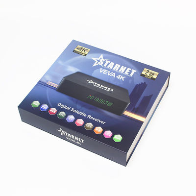 Digital Satellite Receiver Magnetic Folding Gift Box Corrugated Board for Christmas