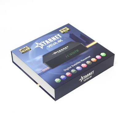 Digital Satellite Receiver Magnetic Folding Gift Box Corrugated Board for Christmas