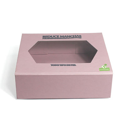 Custom Printed Luxury Festival Packaging Handmade Magnetic Gift Box With Windows For Cosmetic Toy Model