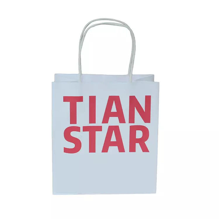 Recyclable White Printed Packaging Bag