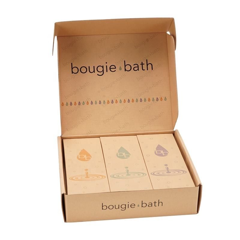 Kraft Brown Paper Box Packaging For Perfume