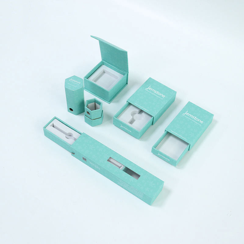Custom Child Proof Paper Drawer Gift Box For CBD Oil Drop