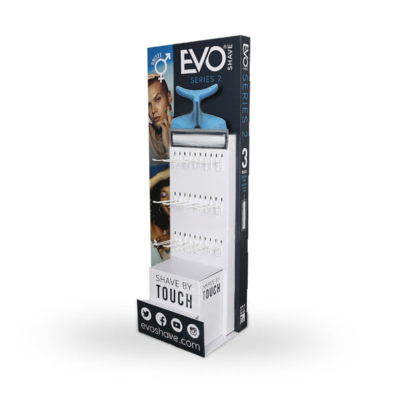 Retail Custom Pop&Pos Phone Case Peg Hook Counter Cardboard Floor Display Shelves Stand House Box Solutions